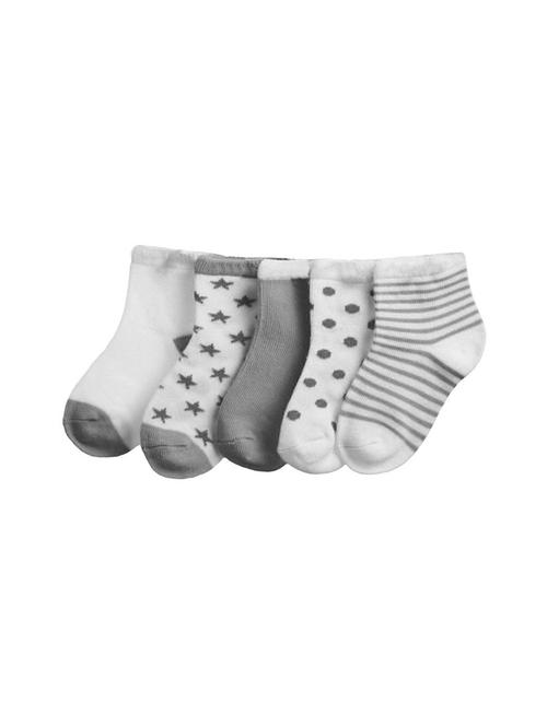 kids pack of 5 ankle length sock - 19137640 - Very Small Image - 1