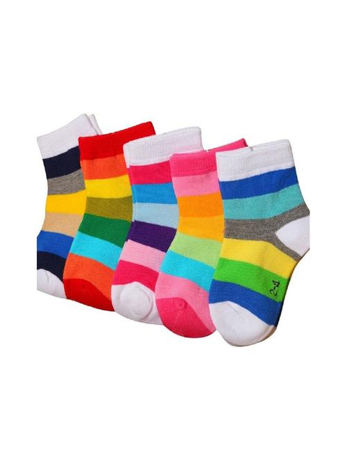 kids pack of 5 ankle length sock - 19137661 - Very Small Image - 1