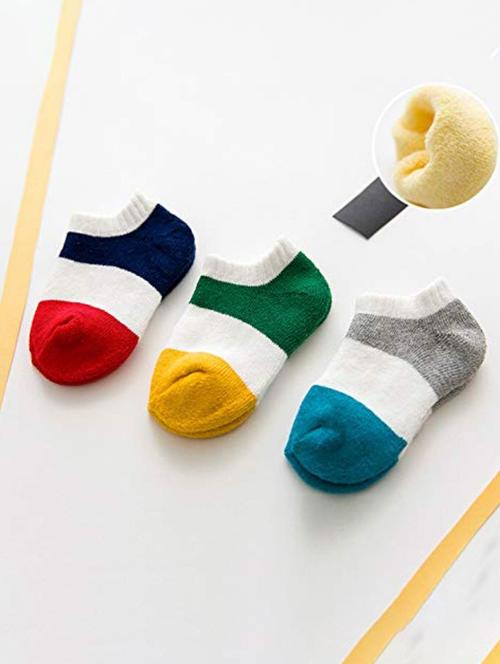 kids pack of 3 ankle length sock - 19137664 - Very Small Image - 1