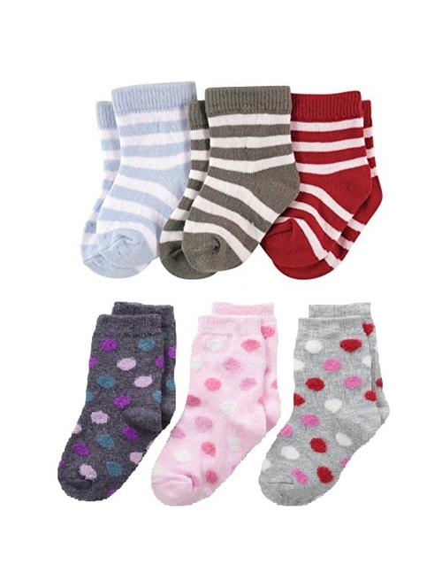 kids pack of 6 above ankle length sock - 19137676 - Very Small Image - 1