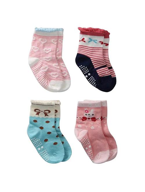 kids pack of 4 ankle length sock - 19137679 - Very Small Image - 1