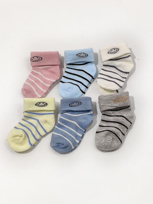 kids pack of 6 ankle length sock - 19137699 - Very Small Image - 1