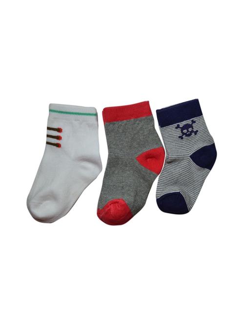 kids pack of 3 ankle length sock - 19137707 - Very Small Image - 1