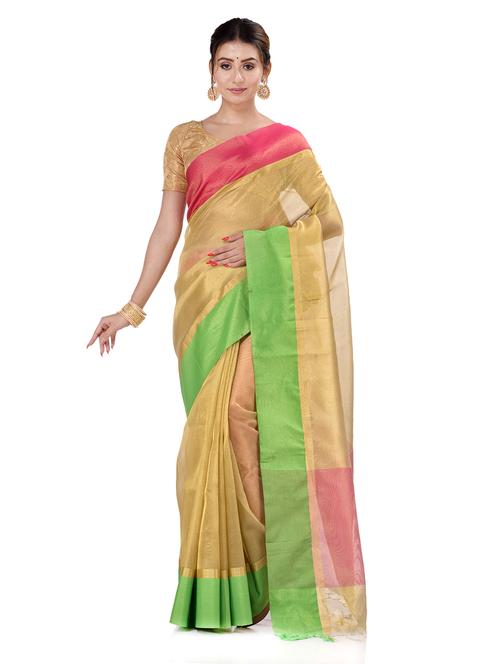 self design woven saree with blouse - 19137775 - Very Small Image - 1