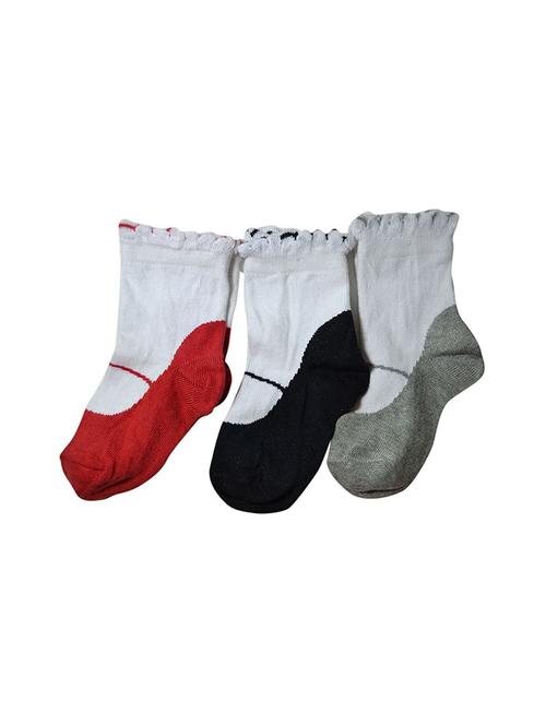 pack of 3 multi colored ankle length sock - 19137818 - Very Small Image - 1