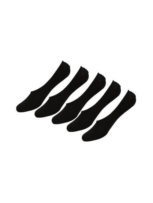 pack of 5 black cotton ankle length sock - 19137842 - Very Small Image - 1