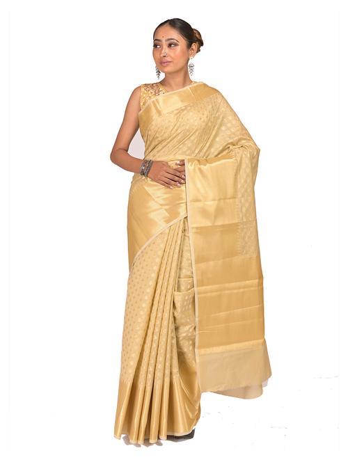 self design woven saree with blouse - 19138191 - Very Small Image - 1