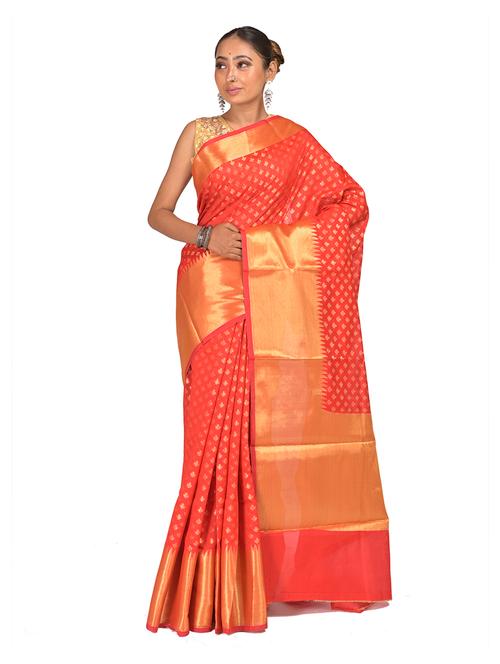 self design woven saree - 19138198 - Very Small Image - 1