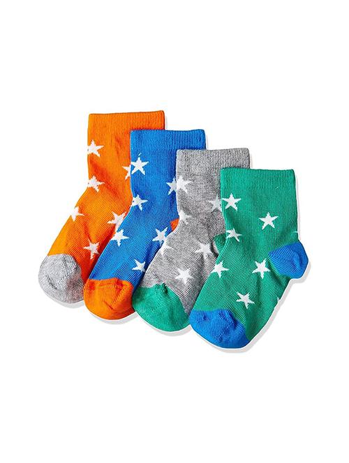 kids pack of 4 above ankle length sock - 19138208 - Very Small Image - 1