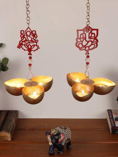 gold tealight holder set - 19138416 - Very Small Image - 1