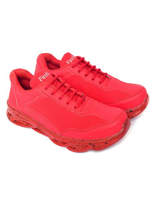 red lace up sport shoe - 19138900 - Very Small Image - 1