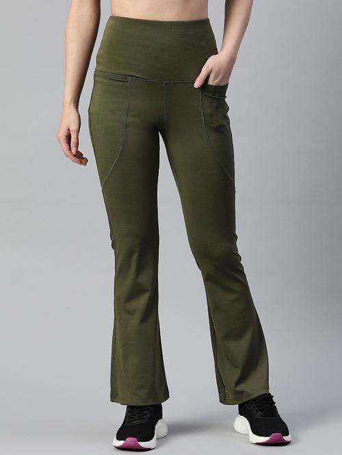high rise solid track pant - 19139005 - Very Small Image - 1