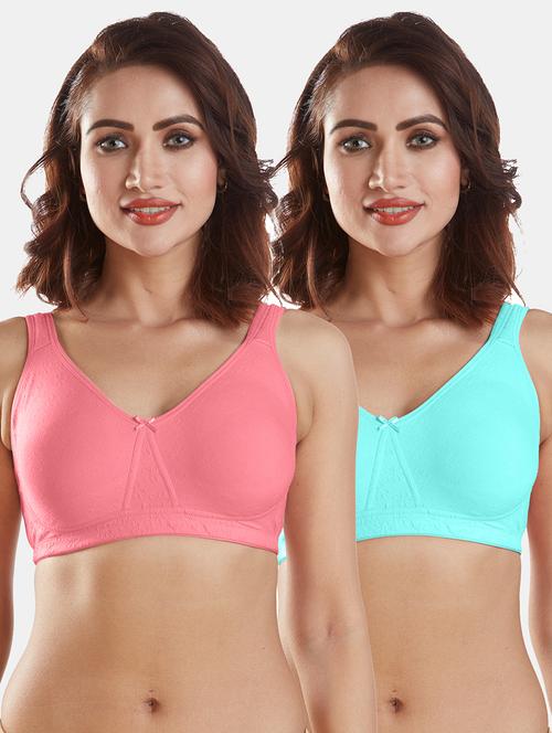 set of 2 solids t-shirt bras - 19139314 - Very Small Image - 1