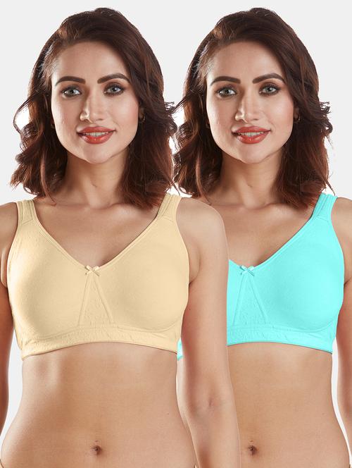 set of 2 solids t-shirt bras - 19139316 - Very Small Image - 1