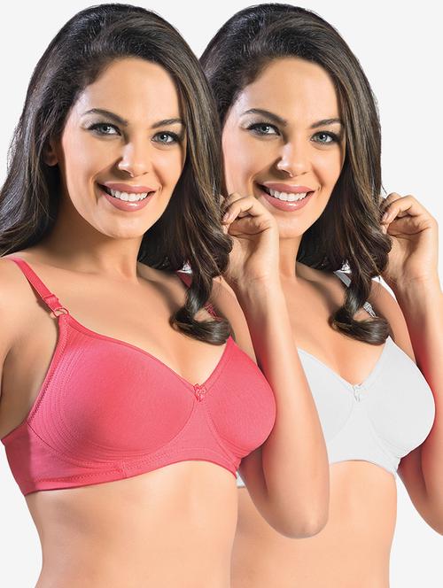 set of 2 solids t-shirt bras - 19139414 - Very Small Image - 1