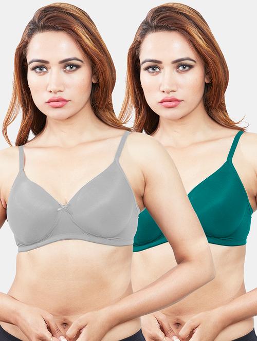 set of 2 solids t-shirt bras - 19139576 - Very Small Image - 1