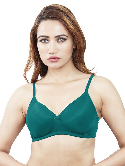 green solid regular bra - 19139583 - Very Small Image - 1