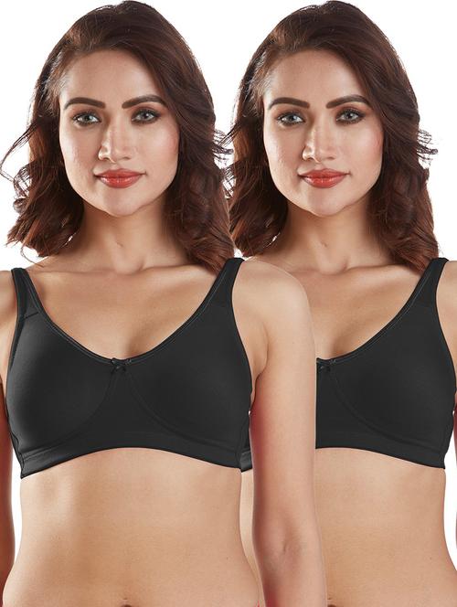 set of 2 solids sports bra - 19139974 - Very Small Image - 1
