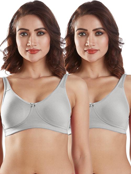 set of 2 solids sports bra - 19139996 - Very Small Image - 1