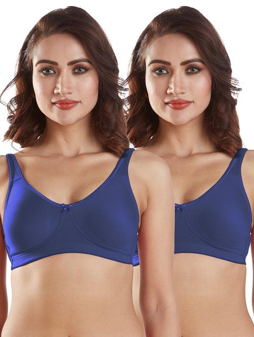 pack of 2 solid regular bra - 19140041 - Very Small Image - 1
