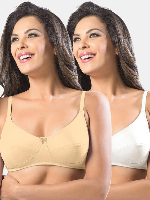 pack of 2 solid bra combo - 19140217 - Very Small Image - 1