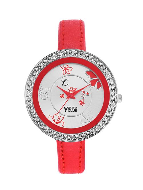kids red leatherette watch - 19140523 - Very Small Image - 1