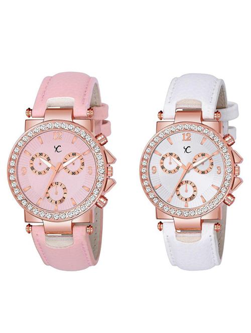 kids pack of 2 leatherette watch - 19140530 - Very Small Image - 1