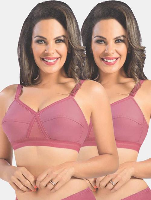 pack of 2 solid bra combo - 19141012 - Very Small Image - 1