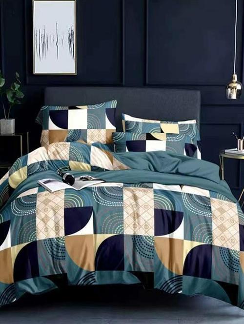 homeweaves labrynth double bedsheet with 2 pillow covers - 19141248 - Very Small Image - 1