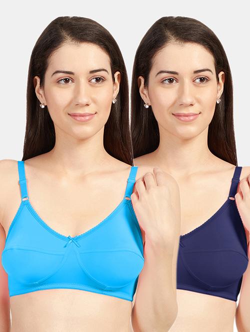 set of 2 solids t-shirt bras - 19141384 - Very Small Image - 1