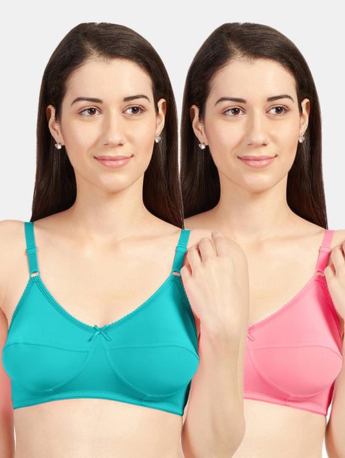 set of 2 solids t-shirt bras - 19141400 - Very Small Image - 1