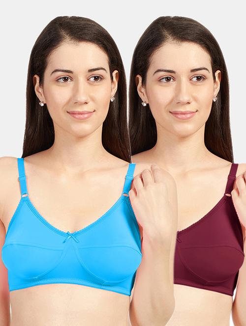 set of 2 solids t-shirt bras - 19141422 - Very Small Image - 1