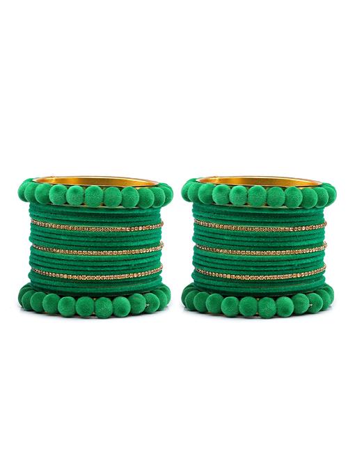 green velvet bangle - 19142472 - Very Small Image - 1