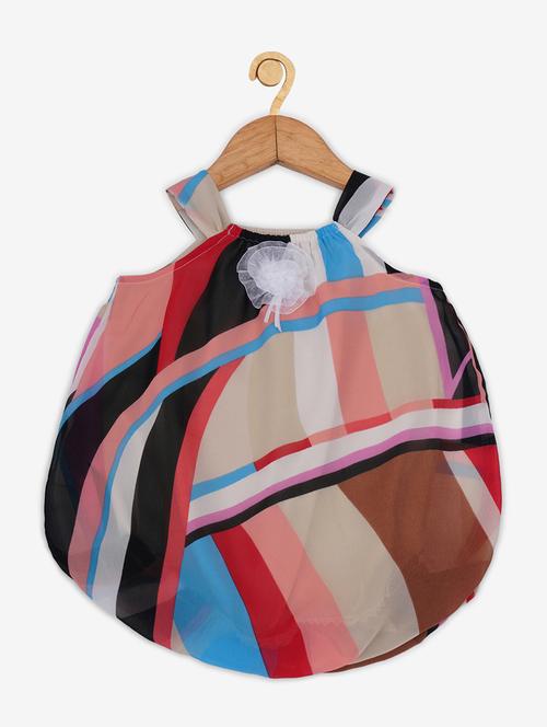 girls shoulder strap sleeveless frock - 19142510 - Very Small Image - 1