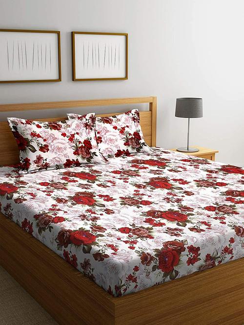 1 double bedsheet with 2 pillow covers - 19142573 - Very Small Image - 1