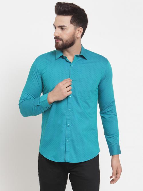 polka dots casual shirts - 19143328 - Very Small Image - 1