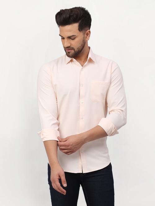 mens solid casual shirt - 19143461 - Very Small Image - 1