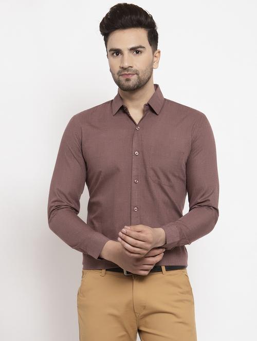 men solid formal shirt - 19144056 - Very Small Image - 1