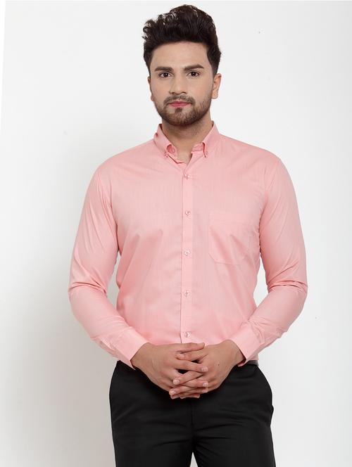red cotton formal shirt - 19144142 - Very Small Image - 1