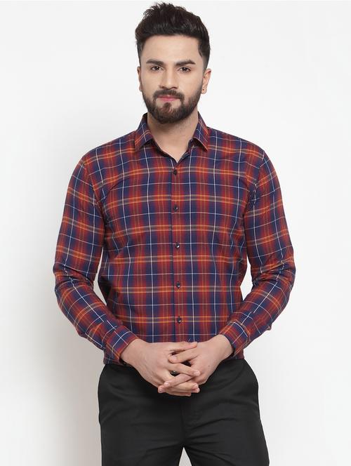 multi colored cotton formal shirt - 19144223 - Very Small Image - 1