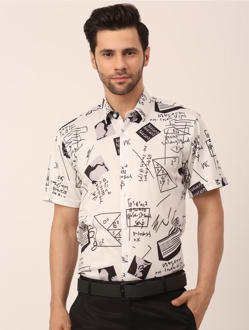 white cotton formal shirt - 19144475 - Very Small Image - 1