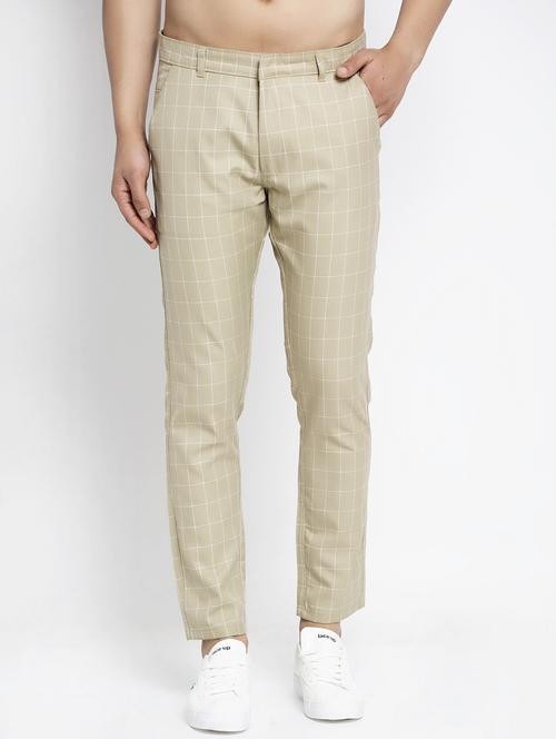 mid rise flat front casual trouser - 19144678 - Very Small Image - 1