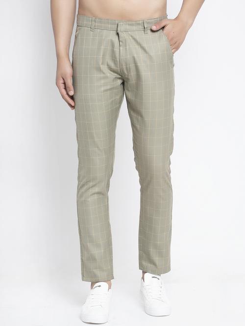 mid rise flat front casual trouser - 19144680 - Very Small Image - 1