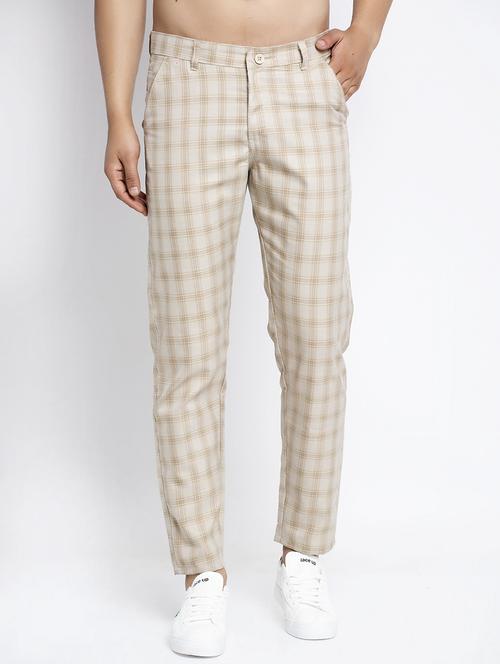 mid rise flat front casual trouser - 19144684 - Very Small Image - 1