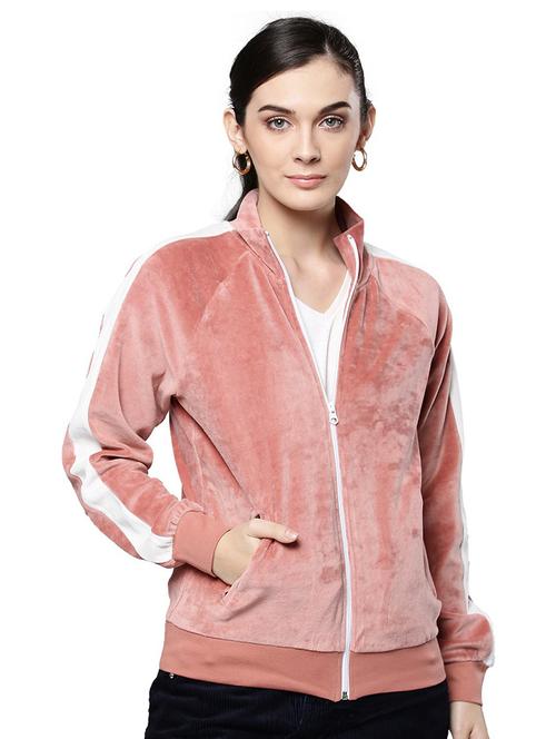 zip up solid sweatshirt - 19145597 - Very Small Image - 1