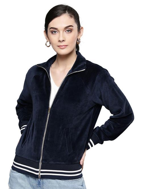 zip up striped sweatshirt - 19145610 - Very Small Image - 1