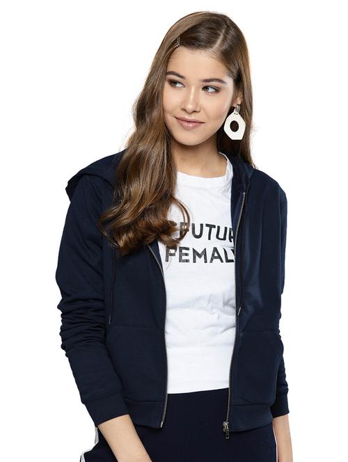 zip up solid sweatshirt - 19145650 - Very Small Image - 1