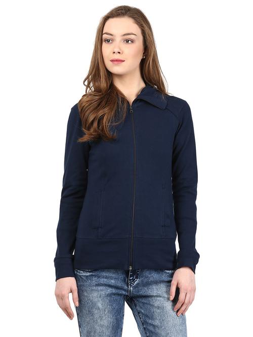 zip up solid sweatshirt - 19145671 - Very Small Image - 1