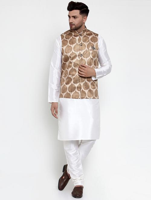 kurta pyjama with nehru jacket - 19147411 - Very Small Image - 1