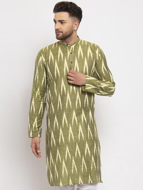 green coloured long kurta - 19147726 - Very Small Image - 1